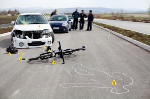 Photo of a bicycle accident